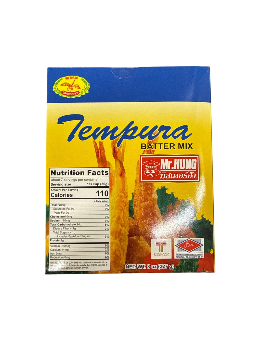 Dragonfly Tempura Batter Mix, 8 oz (227g) box