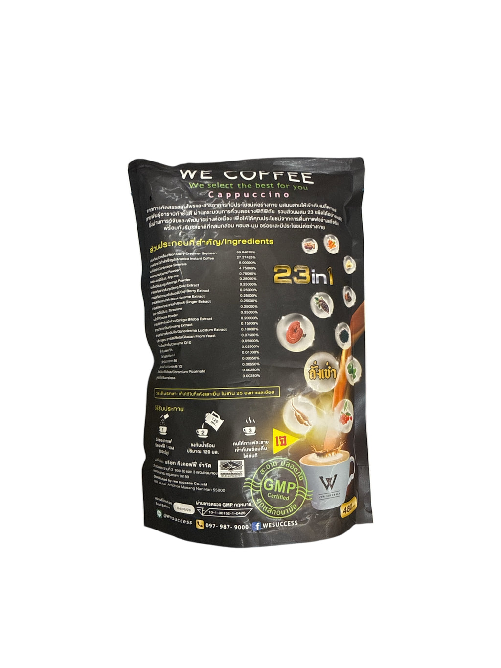 We Coffee 23-in-1 Instant Cappuccino Mix