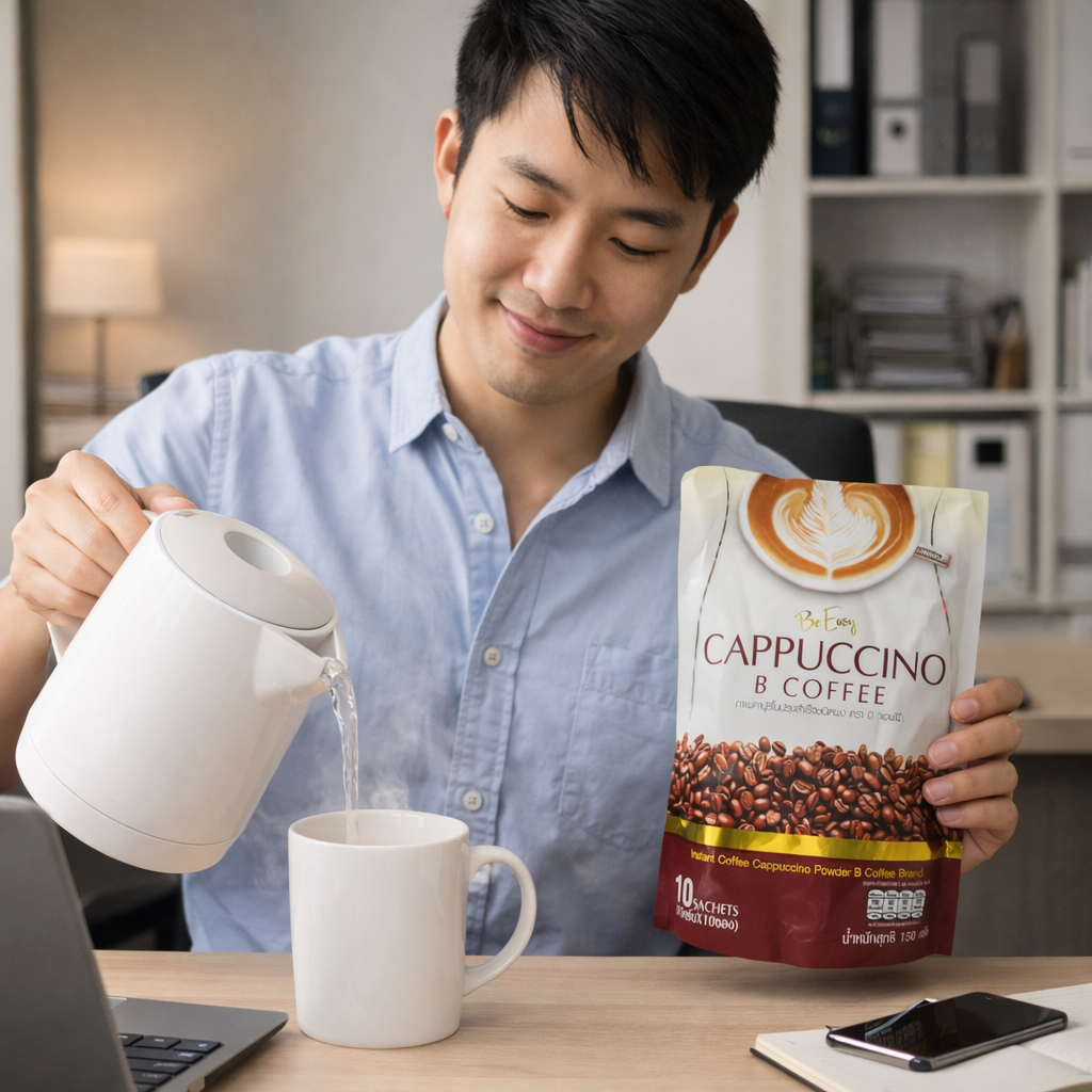 Be Easy Cappuccino B Coffee Instant Coffee Powder
