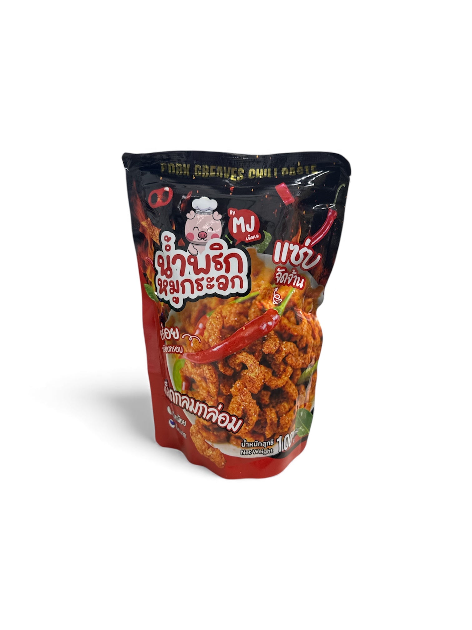 Pork Greaves Chili Paste - Thailand Super Spicy Pork Rinds