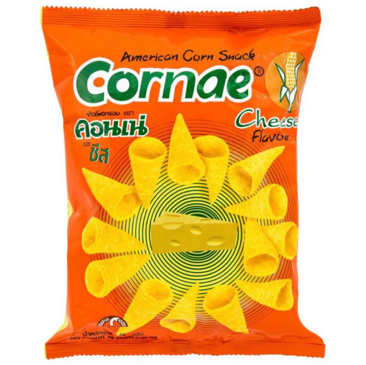 Cornae American Corn Snack Cheese Flavour 48g